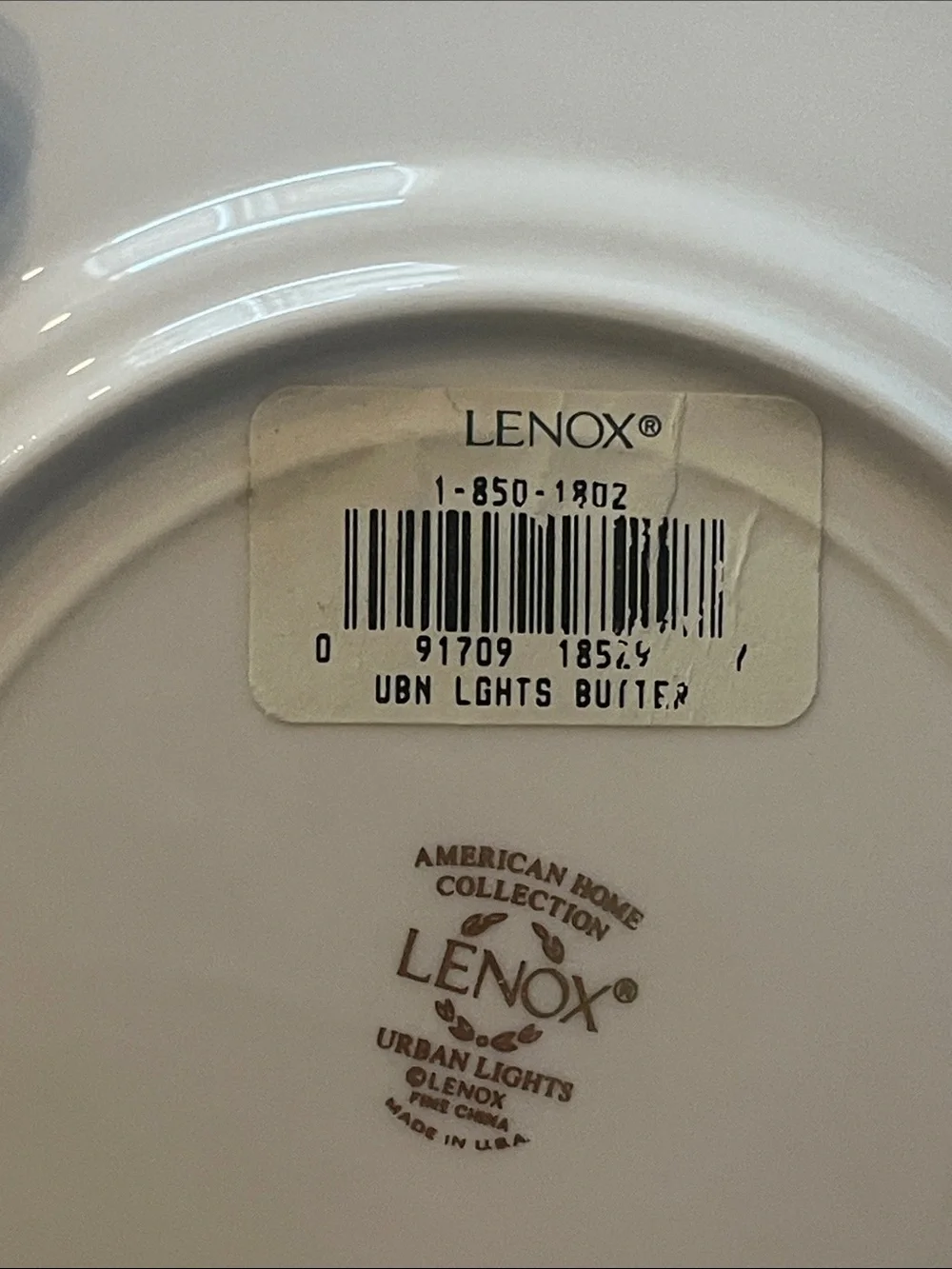 Lenox Urban Lights White Saucers (8) and Bread & Bitter plates (10)